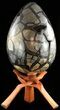 Septarian Dragon Egg Geode - Removable Piece #53037-1